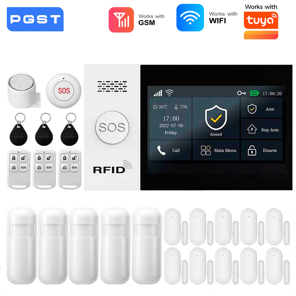 Sim Gsm Alarm - 2.4G WIFI 스마트 GSM 알람 시스템,