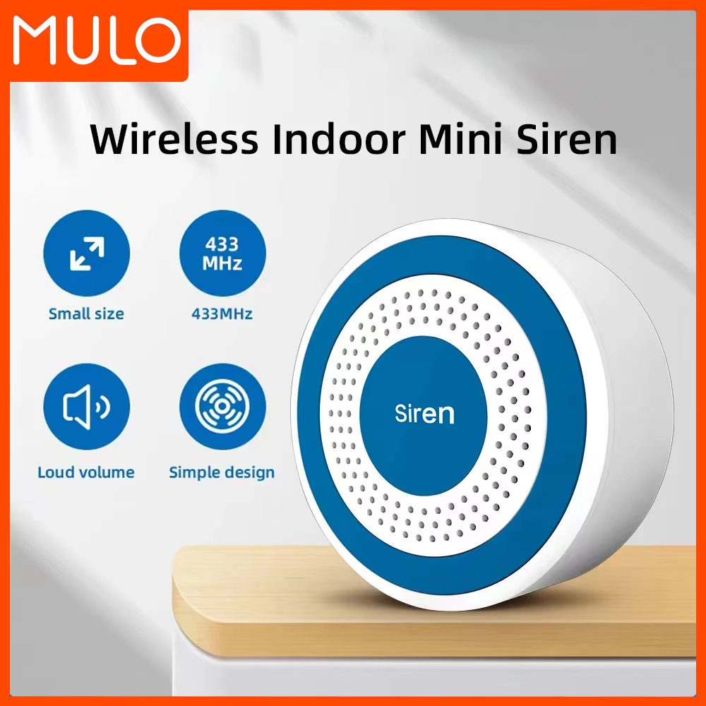 Sim Gsm Alarm - MULO 미니 알람 사이렌 무선 433MHz
