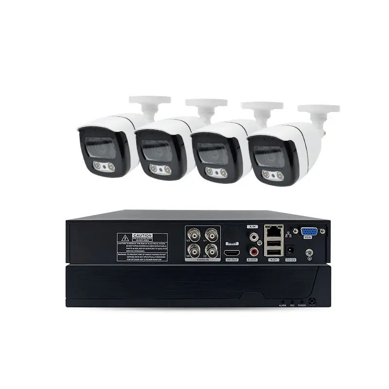 Home Security Camera System - 5MP 야외 돔형 AHD DVR 4채널