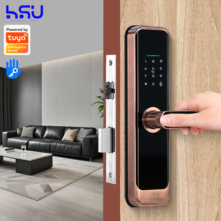 Home Security Locks For Doors - 디지털 스마트 도어락 비밀번호 홈 우드