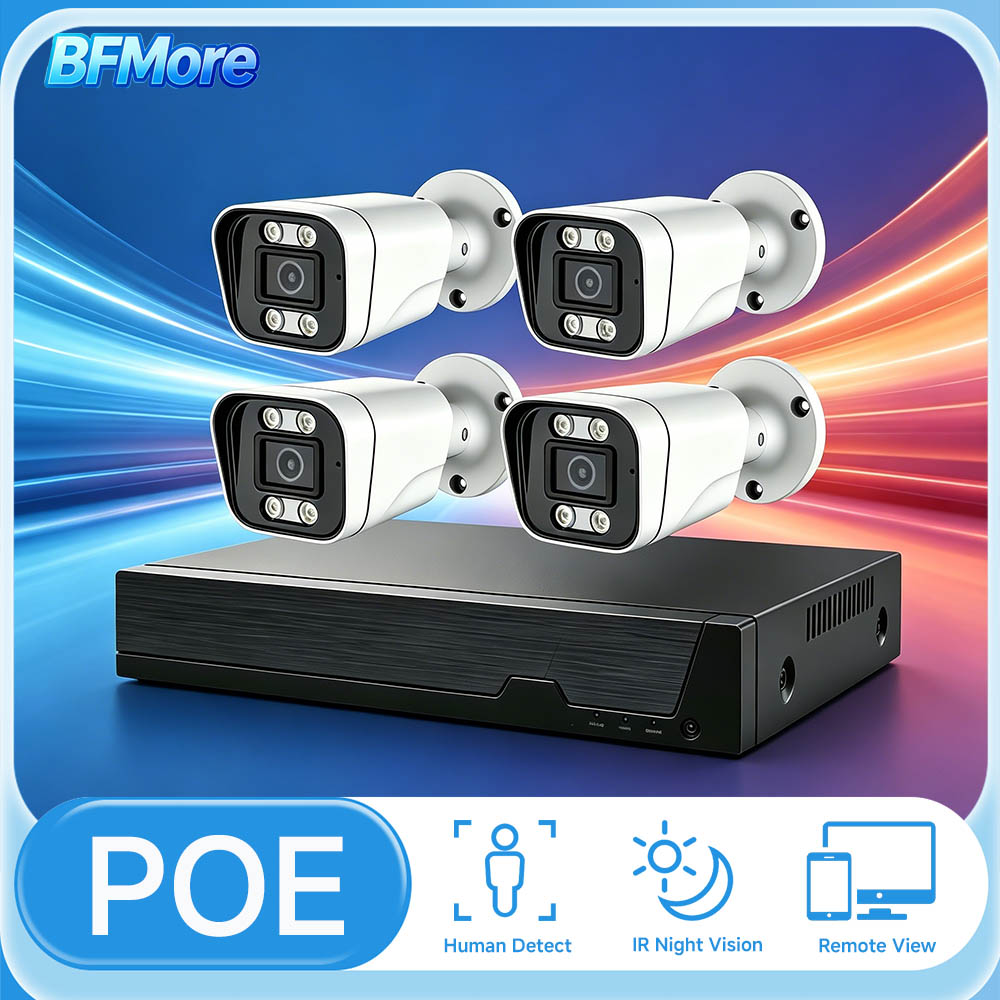 Home Security Ai - BFMore 8MP 4K Ai 인간 감지