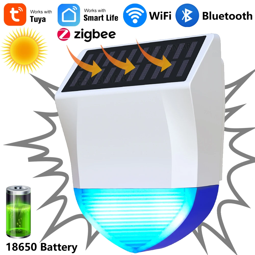 Alarm Siren Outdoor - Zigbee/Wifi 사이렌 경보 용 Tuya Smart