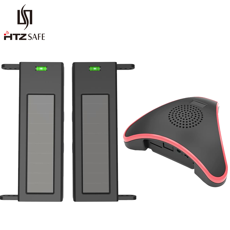 Home Security Beams - HTZSAFE 태양광 빔 센서 진입로 경보