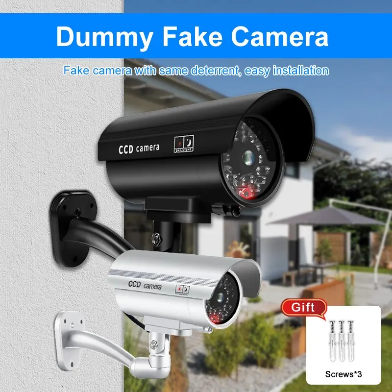 Fake Camera Dummy - 1PC 더미 보안 카메라 방수 실내외