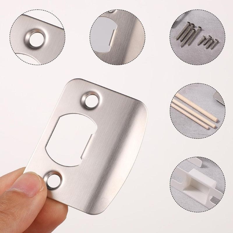Home Security Locks For Doors - 도어 스트라이크 플레이트 세트 우아한 도어