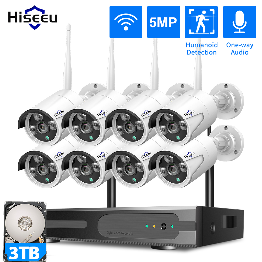 Home Security Camera System - 하이시루 3/5/8MP WiFi CCTV 카메라 보안