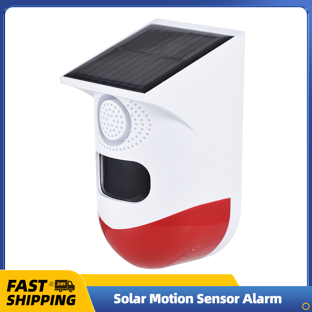 Alarm Siren Outdoor - 태양 모션 센서 알람 야외 120dB