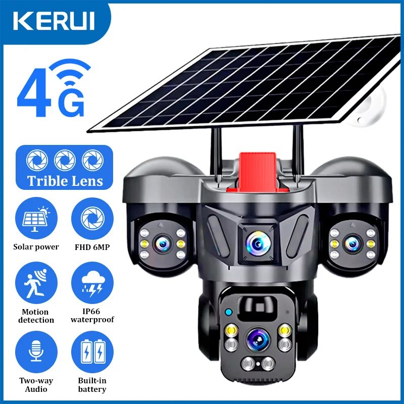 Home Security Services - KERUI V380 Pro 야외 PTZ 6MP