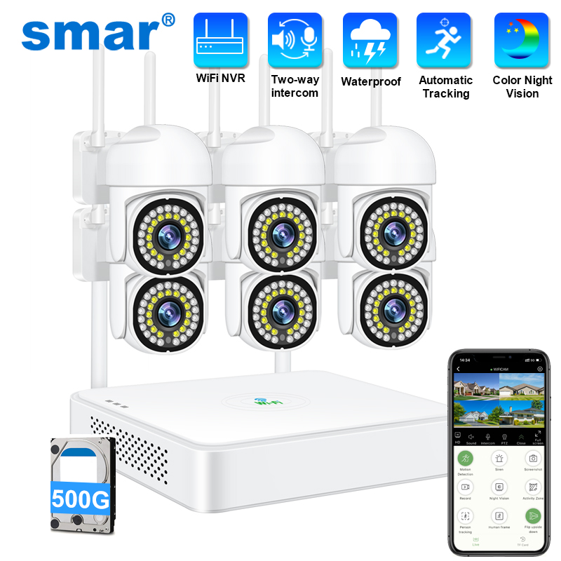 Home Security Services - Smar 3MP 무선 CCTV 보안 카메라