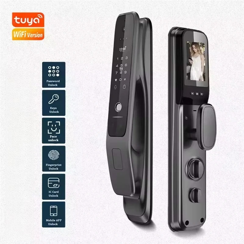 HX5 스마트 도어락 3D 얼굴인식 WiFi 디지털 전 - Home Security Locks For Doors 리뷰 및 가격