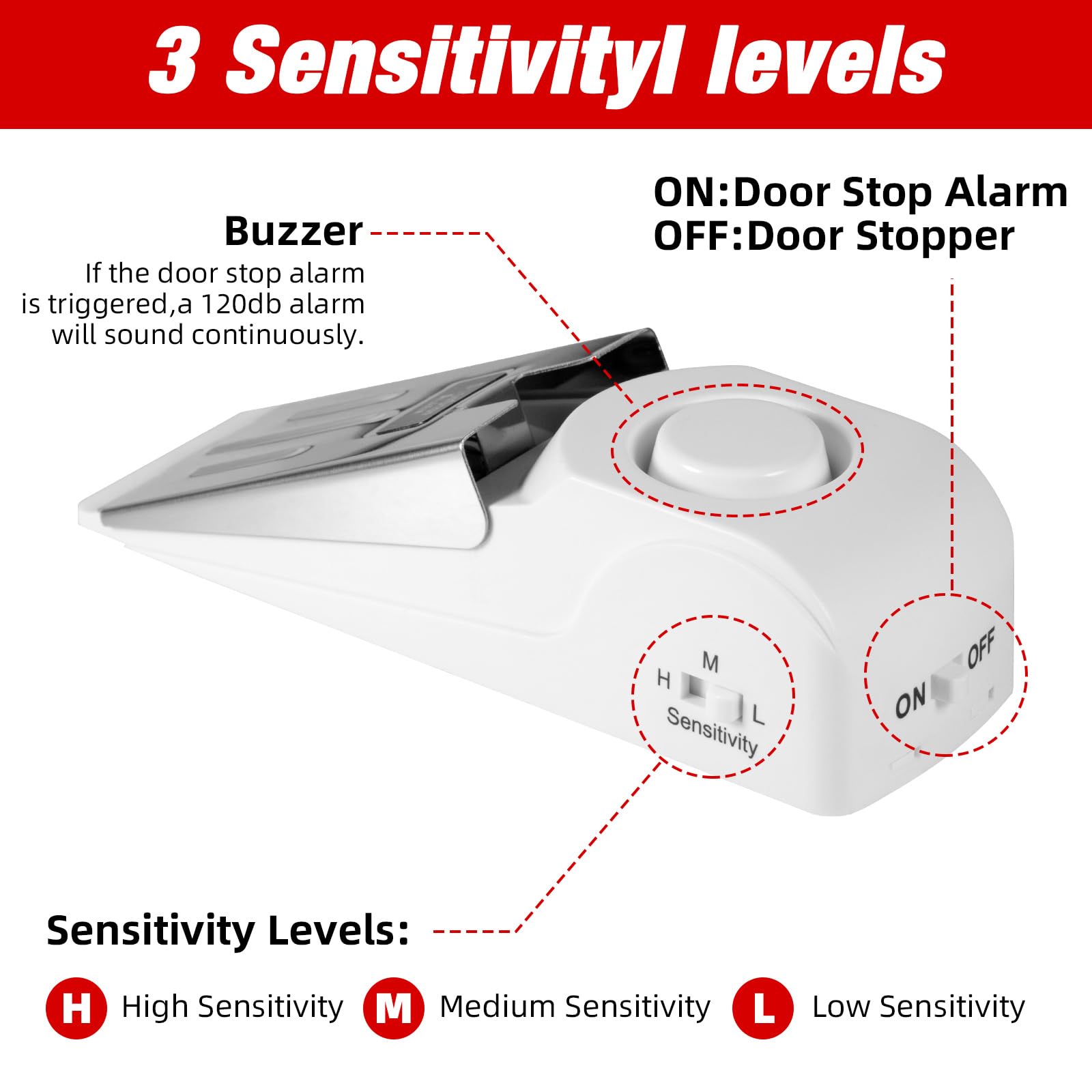 휴대용 도어 스톱 알람 여행용 호텔 도어 잠금 장치 설 - Home Security Locks For Doors 리뷰 및 가격