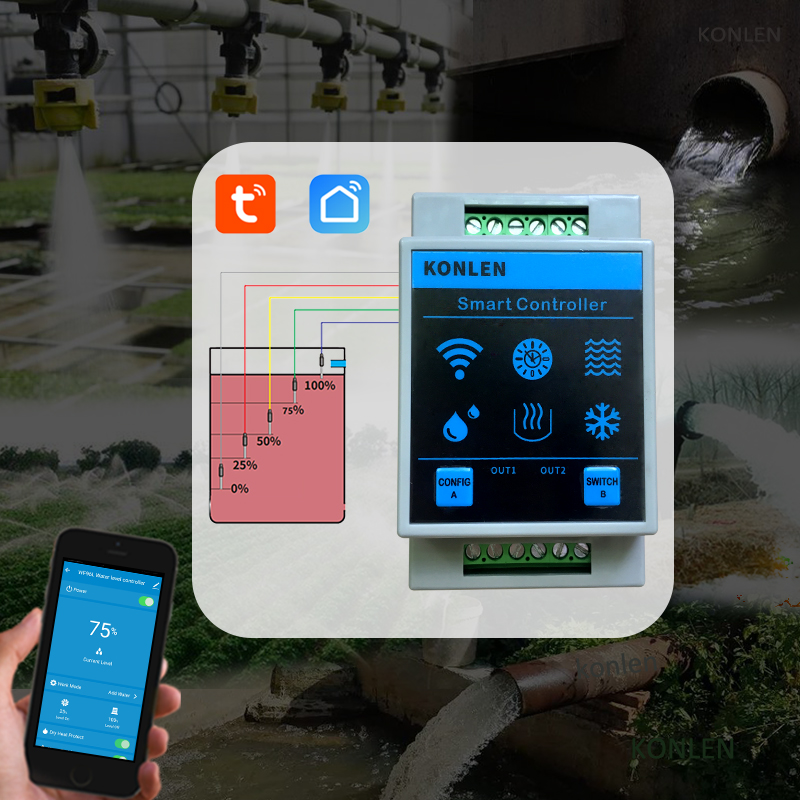 KONLEN Tuya 수위 센서 WIFI 스마트 홈 누 - Home Security Outdoor 리뷰 및 가격