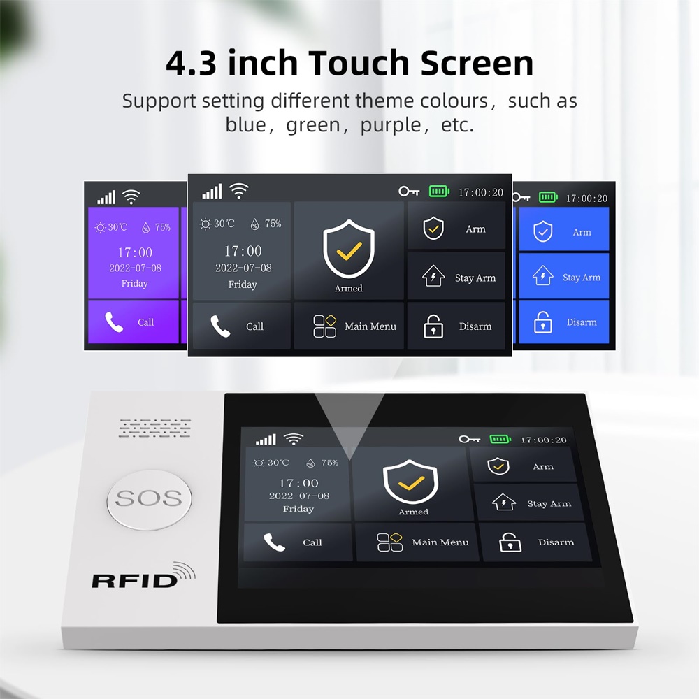 2.4G WIFI 스마트 GSM 알람 시스템, TUYA - Sim Gsm Alarm 리뷰 및 가격