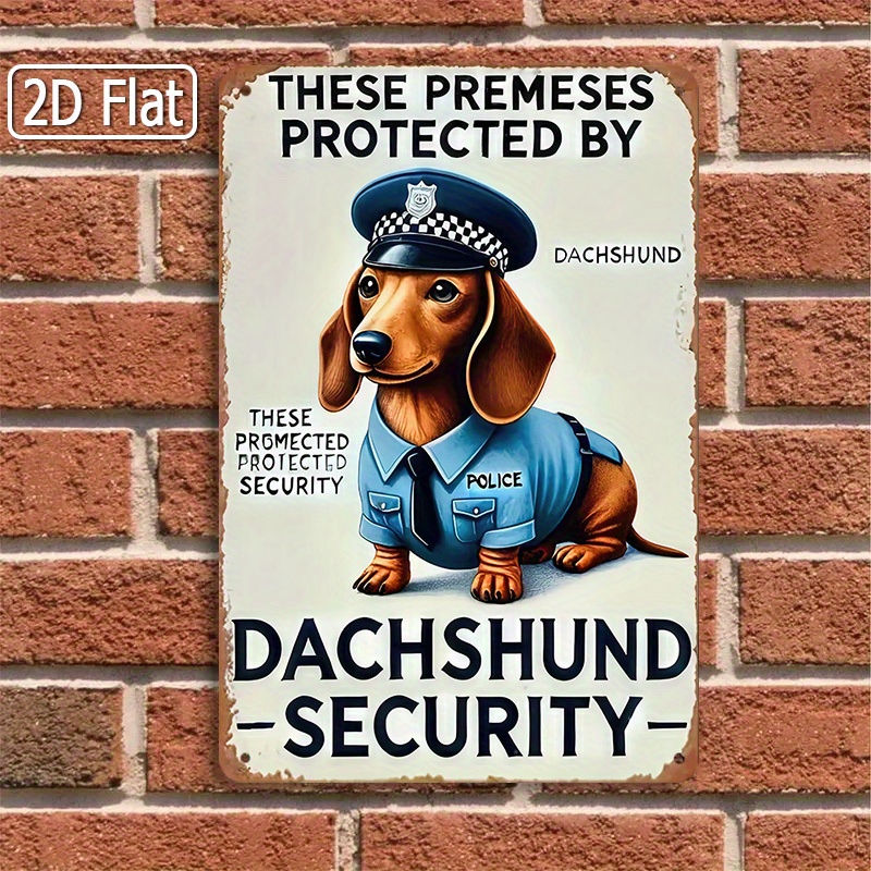 2D 플랫, [2D 플랫] 1피스 재미있는 닥스훈트 보 - Home Security Outdoor 리뷰 및 가격