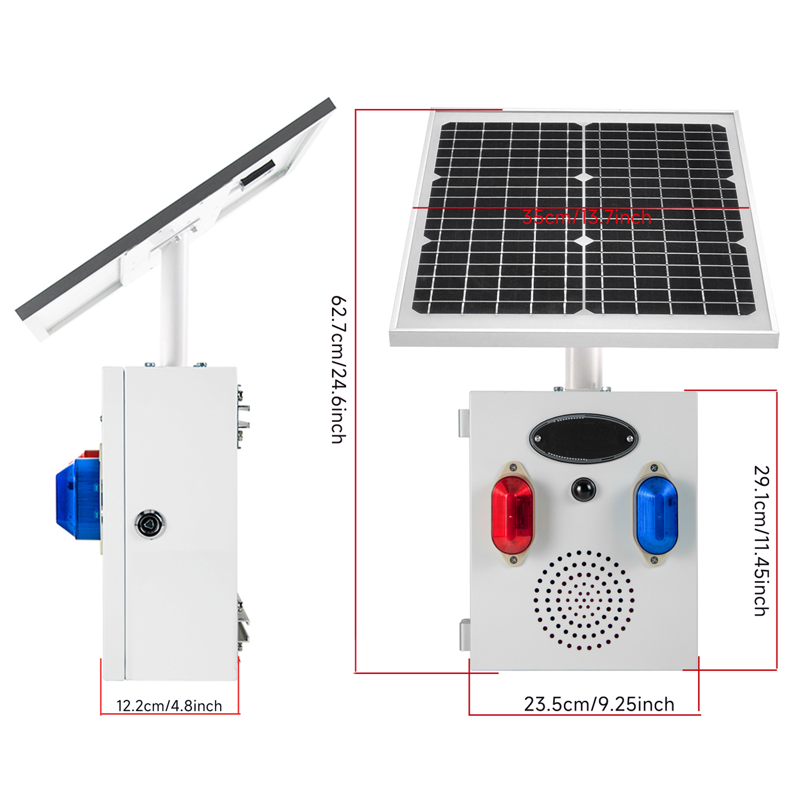 YASONG 농장 항구에 대한 빨간색과 파란색 스트로브 - Alarm Siren Outdoor 리뷰 및 가격