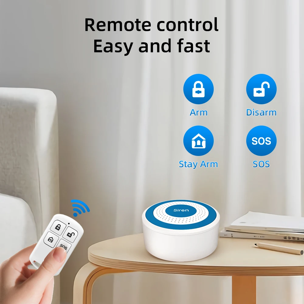 MULO 미니 알람 사이렌 무선 433MHz 사운드 및 - Sim Gsm Alarm 리뷰 및 가격