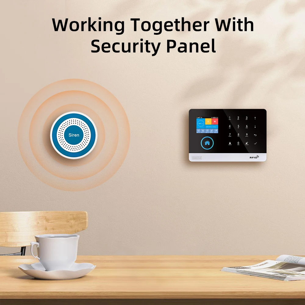 MULO 미니 알람 사이렌 무선 433MHz 사운드 및 - Sim Gsm Alarm 리뷰 및 가격