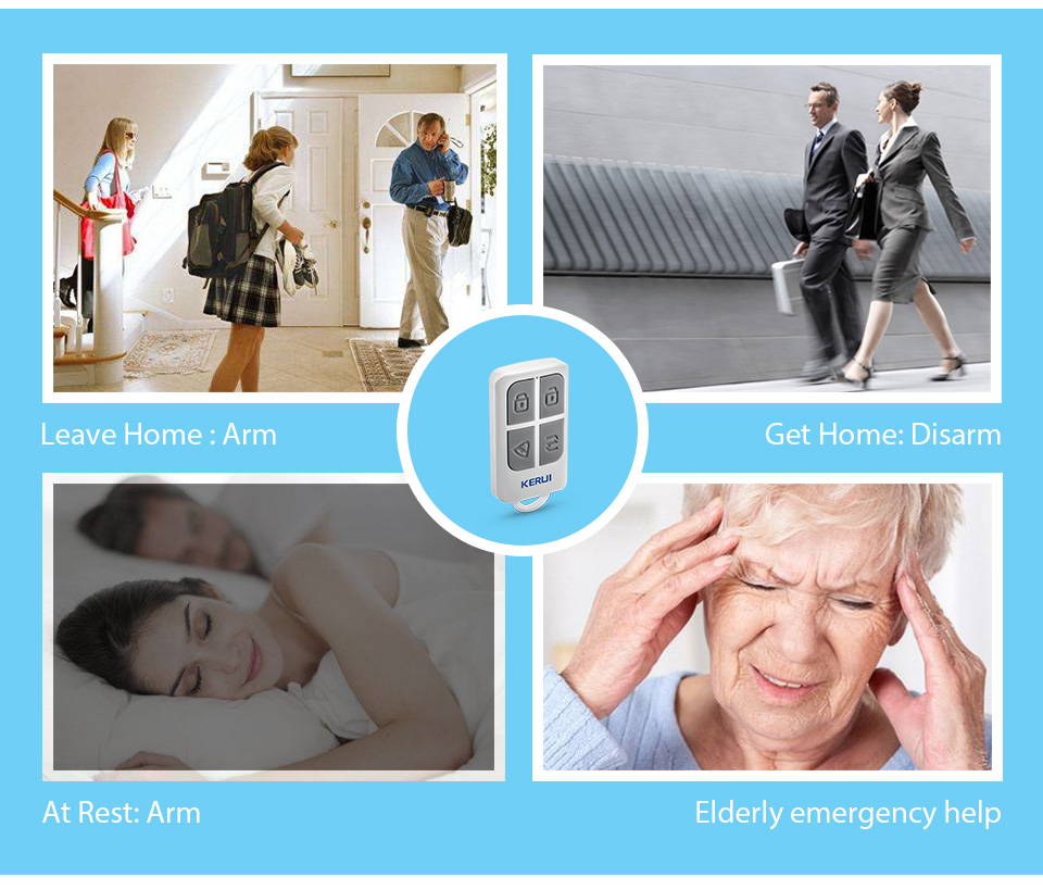 KERUI 무선 고성능 휴대용 원격 제어 키 체인, 와 - Home Security Services 리뷰 및 가격