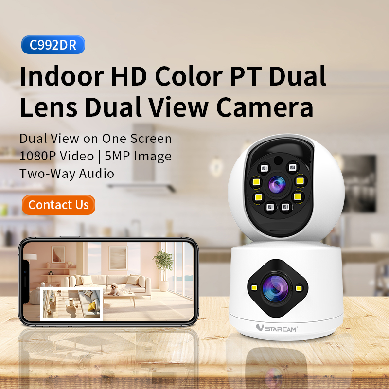 Vstarcam O-Kam 6MP 듀얼 렌즈 AI 휴머 - Home Security Ai 리뷰 및 가격