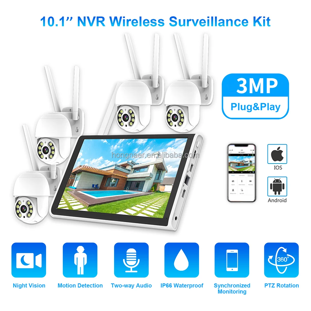 2026 홍나르 3MP 4채널 WiFi 홈 IP 10. - Home Security Camera System 리뷰 및 가격