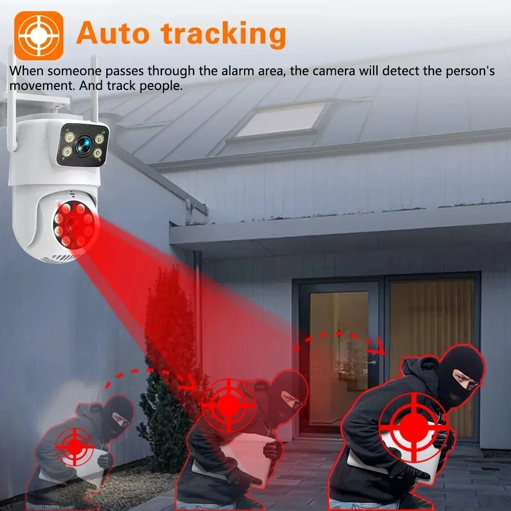10채널 CCTV 보안 4K 듀얼 렌즈 PTZ 카메라  - Home Security Camera System 리뷰 및 가격
