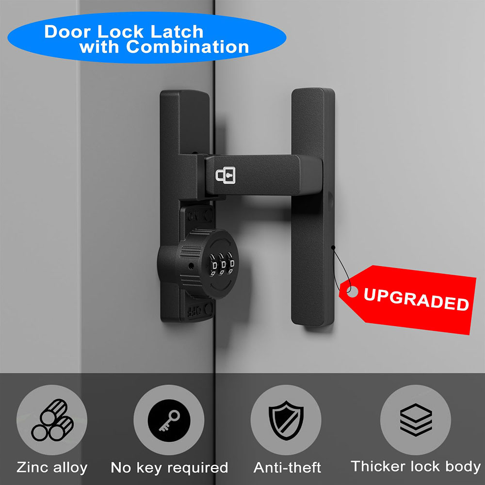 보안 헛간 문 잠금 장치 3자리 조합 잠금 장치 가정용 - Home Security Locks For Doors 리뷰 및 가격