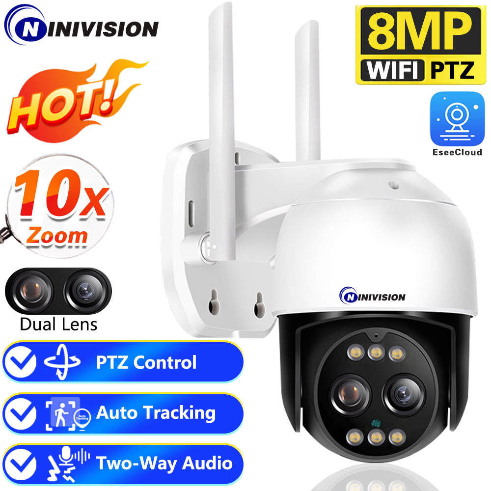 야외 AI 인간 감지 자동 추적 무선 카메라, 8MP  - Home Security Ai 리뷰 및 가격