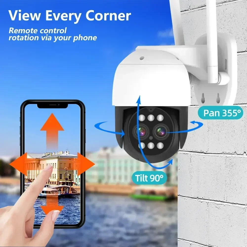 야외 AI 인간 감지 자동 추적 무선 카메라, 8MP  - Home Security Ai 리뷰 및 가격