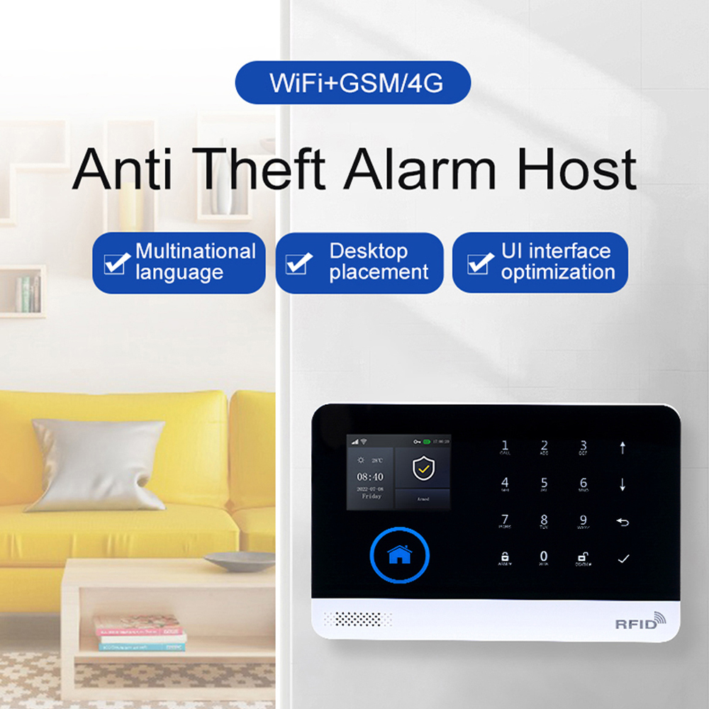PG-107 Tuya 4G 홈 보안 경보 시스템 호스트 - Sim Gsm Alarm 리뷰 및 가격