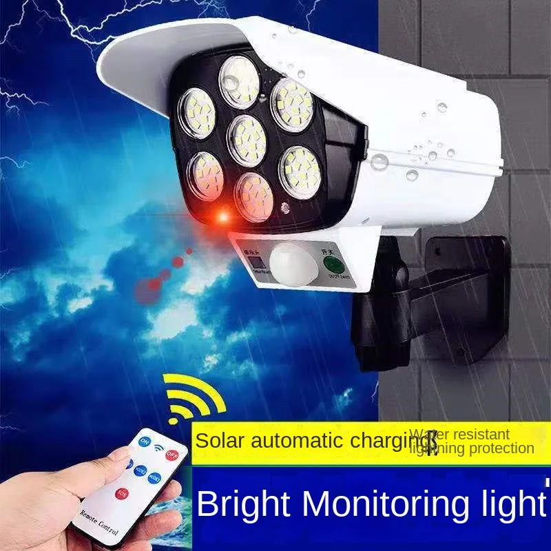야외 태양 빛 모션 센서 보안 더미 카메라 무선 홍수  - Home Security Outdoor 리뷰 및 가격