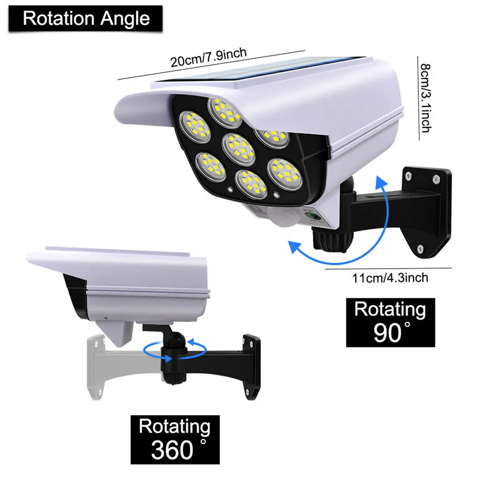 야외 태양 빛 모션 센서 보안 더미 카메라 무선 홍수  - Home Security Outdoor 리뷰 및 가격