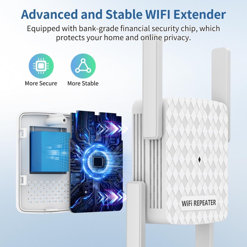 1200Mbps 무선 Wifi 익스텐더 Wifi 리피터 - Home Security Outdoor 리뷰 및 가격