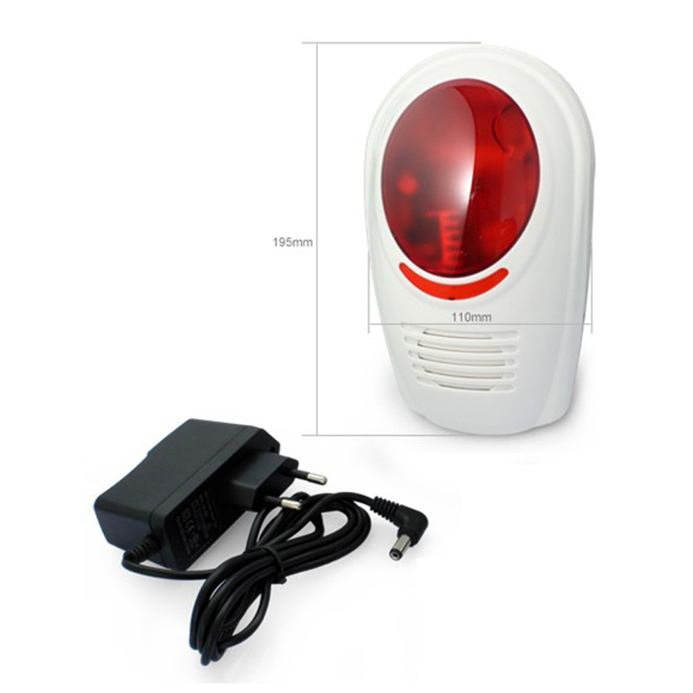 늑대 가드 433MHz 무선 사운드 깜박이 사이렌 11 - Sim Gsm Alarm 리뷰 및 가격
