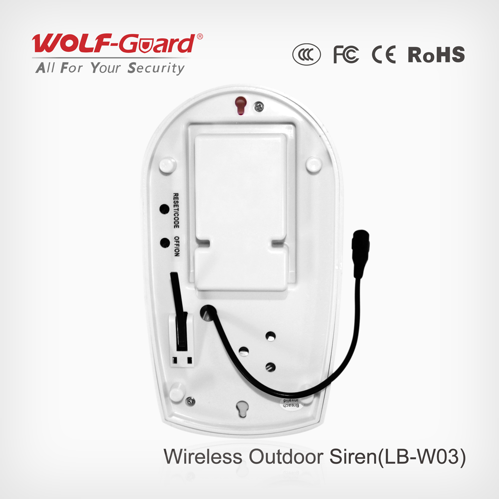 늑대 가드 433MHz 무선 사운드 깜박이 사이렌 11 - Sim Gsm Alarm 리뷰 및 가격