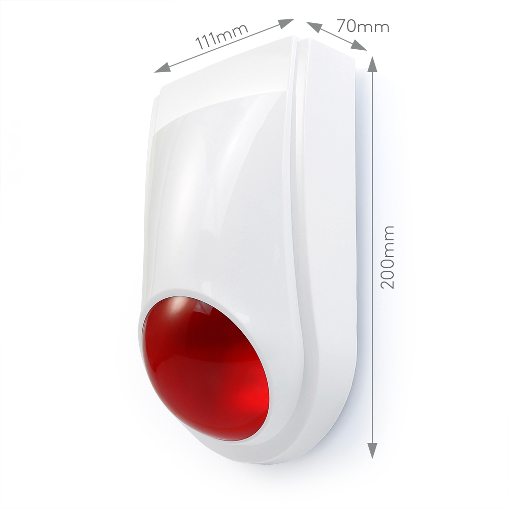 HOMSECUR GSM WIFI 4G 경보 시스템용 무 - Alarm Siren Outdoor 리뷰 및 가격
