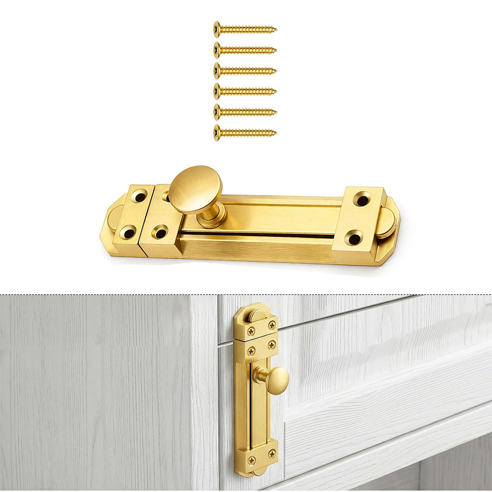 5인치 황동 슬라이딩 도어 잠금 장치, 가정용 욕실 캐 - Home Security Locks For Doors 리뷰 및 가격