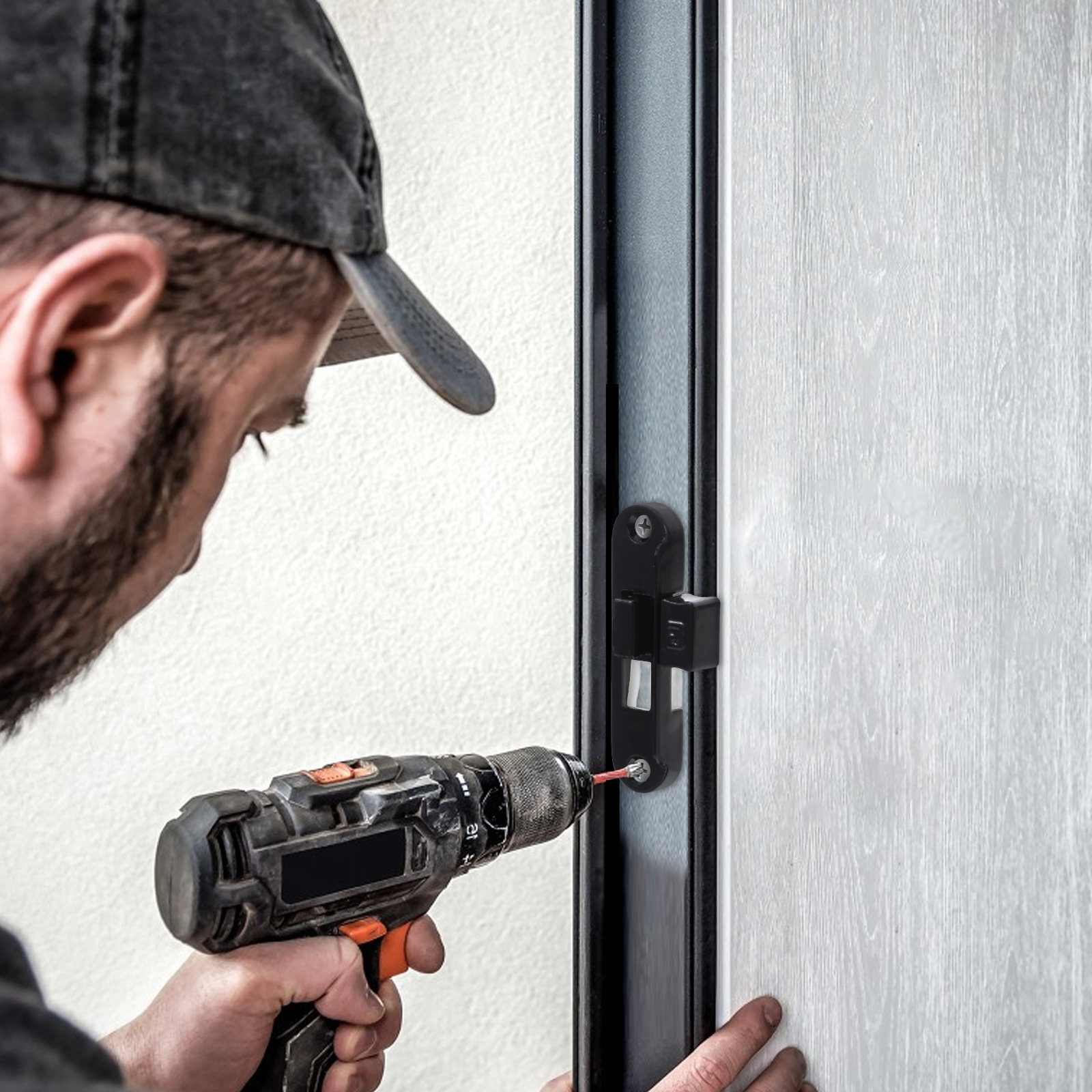 슬라이딩 윈도우 잠금장치 1세트, 초승달 디자인 금속  - Home Security Locks For Doors 리뷰 및 가격