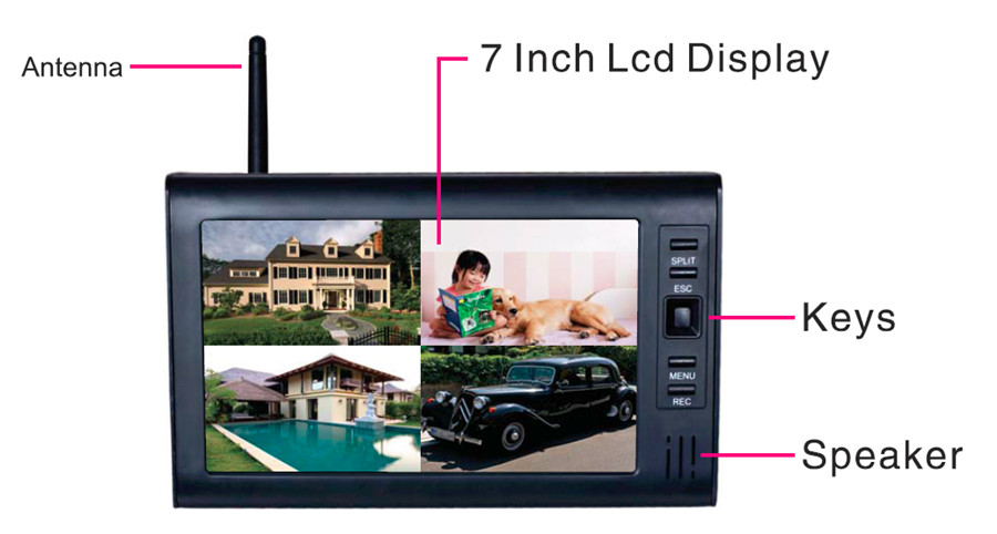 LCD CCTV 보안 시스템 와이파이 무선 카메라 비디 - Home Security Camera System 리뷰 및 가격