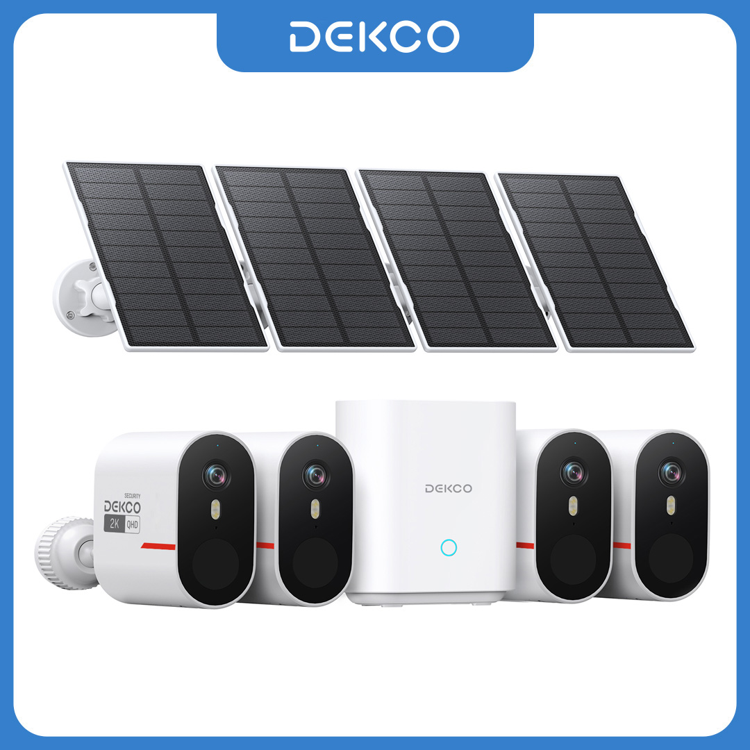 Dekco 3MP WiFi 태양광 카메라 시스템 4 캠 - Home Security Camera System 리뷰 및 가격
