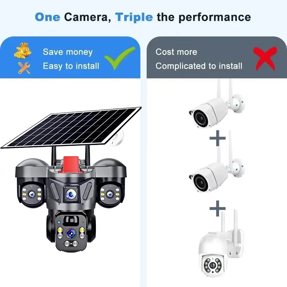 KERUI V380 Pro 야외 PTZ 6MP WIFI - Home Security Services 리뷰 및 가격
