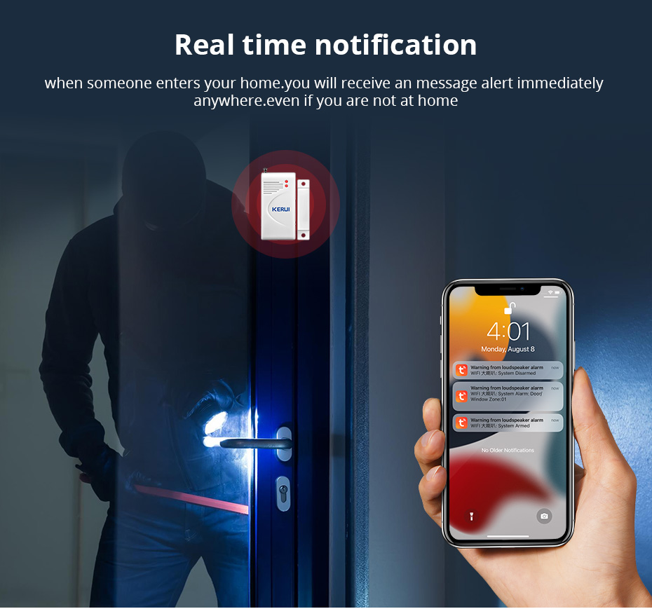 KERUI 투야 와이파이 시끄러운 스피커, 높은 데시벨 - Sim Gsm Alarm 리뷰 및 가격