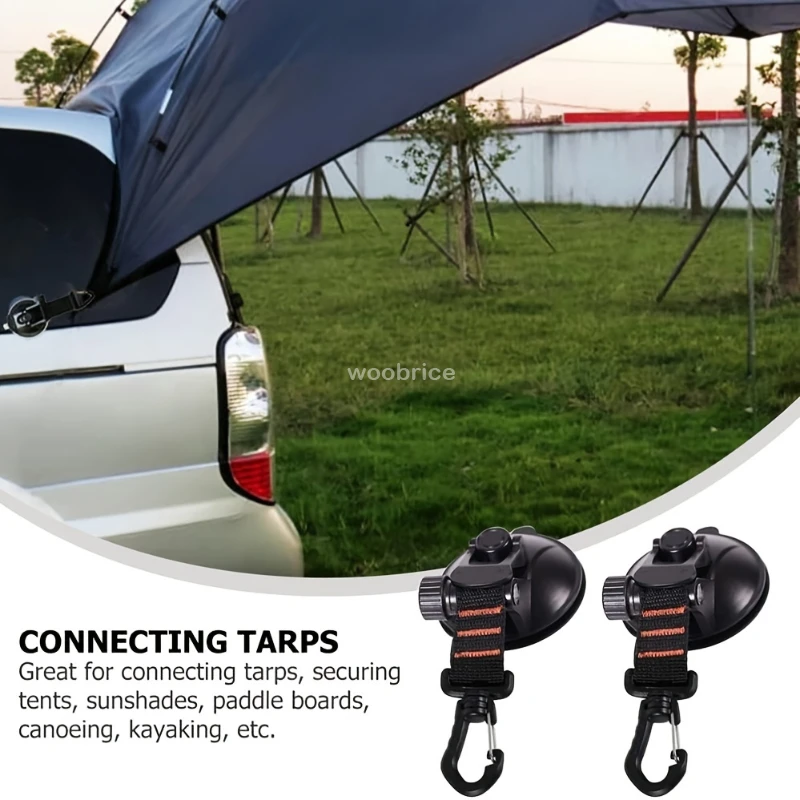 1/8 Pcs 자동차 텐트 흡입 컵 야외 캠핑 로프 강 - Home Security Outdoor 리뷰 및 가격