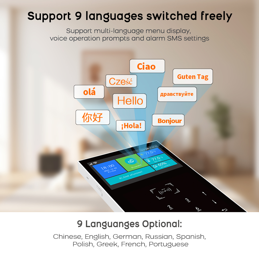4G GSM WiFi 알람 시스템, 투야 스마트 홈 보 - Home Security Diy 리뷰 및 가격
