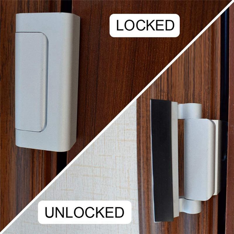 신뢰할 수 있는~ 2팩 가정용 보안 도어락, 내부 스윙 - Home Security Locks For Doors 리뷰 및 가격