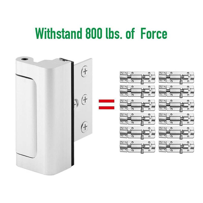 신뢰할 수 있는~ 2팩 가정용 보안 도어락, 내부 스윙 - Home Security Locks For Doors 리뷰 및 가격