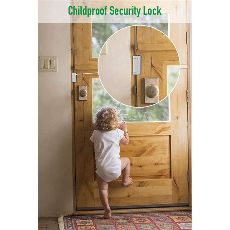 신뢰할 수 있는~ 2팩 가정용 보안 도어락, 내부 스윙 - Home Security Locks For Doors 리뷰 및 가격